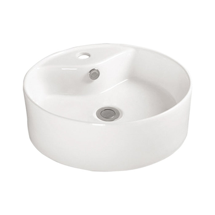 LAVAMANOS REDONDO SOBRE ENCIMERA