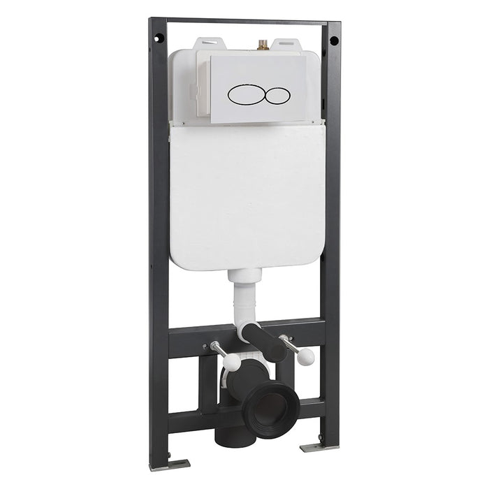 TANQUE INODORO SUSPENDIDO BOTON OVALADO