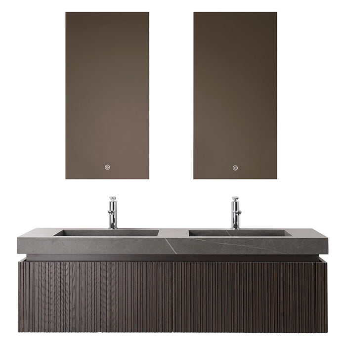 MUEBLE DE BAÑO CON ESPEJO LED 150 CM