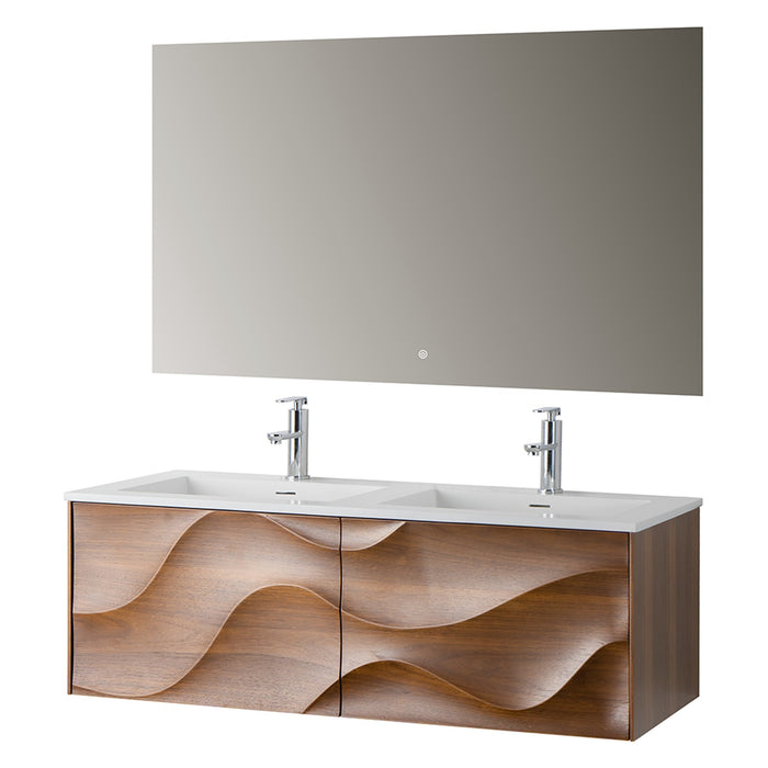 MUEBLE DE BAÑO CON ESPEJO LED 120 CM