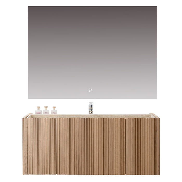 MUEBLE DE BAÑO CON ESPEJO LED 120 CM