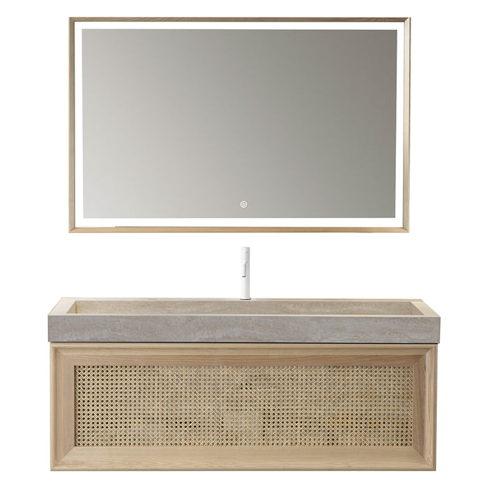 MUEBLE DE BAÑO CON ESPEJO LED 120 CM