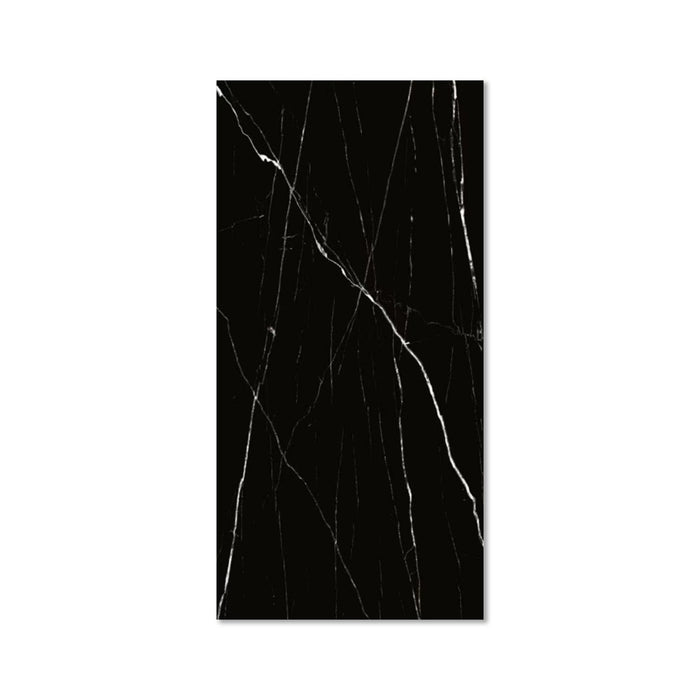 PORCELANATO GLASEADO BRILLANTE NEGRO CON VETAS 60 X 120 CM