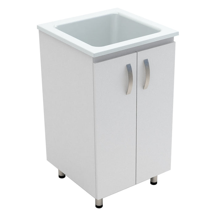 MUEBLE PARA LAVANDERIA BLANCO