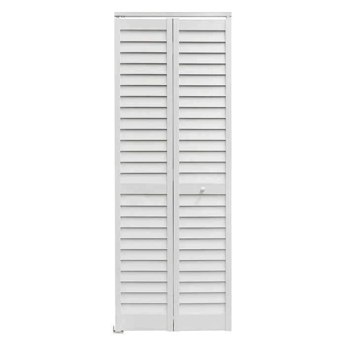 PUERTA BI-FOLD DE PVC BLANCO 76 CM