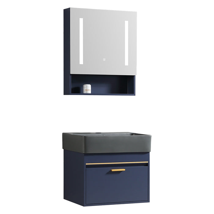 MUEBLE DE BAÑO CON ESPEJO LED 60 CM