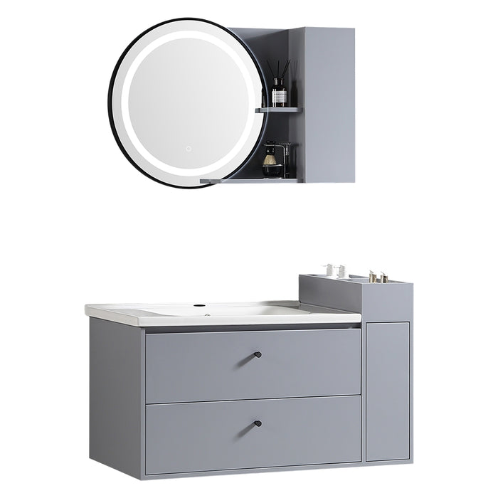 MUEBLE DE BAÑO CON ESPEJO LED 100 CM