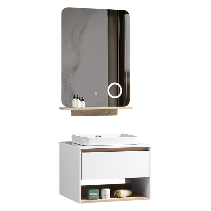 MUEBLE DE BAÑO CON ESPEJO LED 60 CM