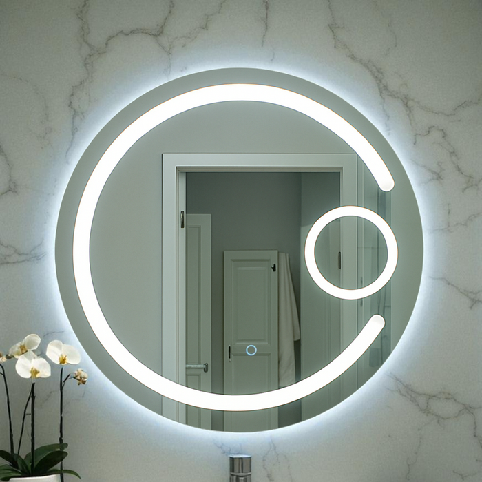 ESPEJO LED REDONDO 80 X 80 CM