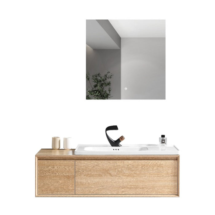 MUEBLE DE BAÑO CON ESPEJO LED 80 CM