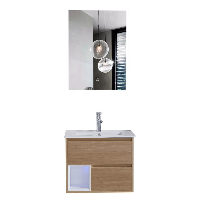 MUEBLE DE BAÑO CON ESPEJO LED 60 CM