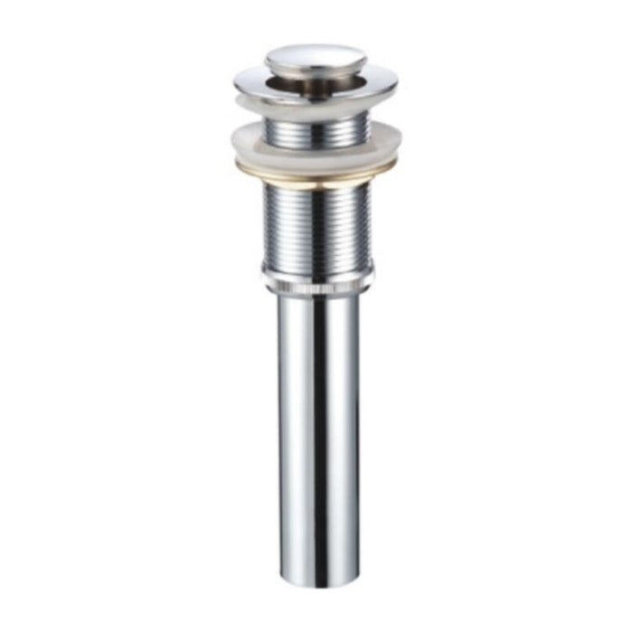 VALVULA DE DESAGUE P/LAVAMANO, COLOR CROMADO, CUERPO ZINC 1-1/2, TUBO 1-1/4