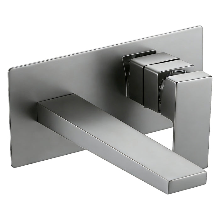 GRIFO PARA PARED GRIS PLOMO