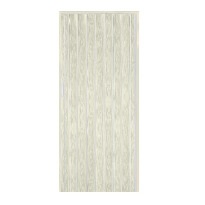 PUERTA PLEGABLE DE PVC BLANCO CENIZO 82 CM