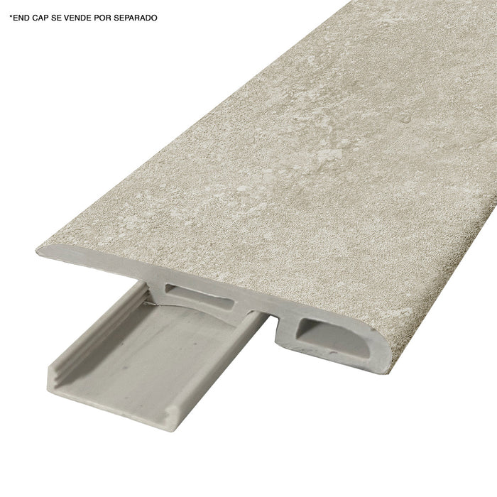 PISO SPC (STONE PLASTIC COMPOSITE) SISTEMA CLIC GRIS CLARO 123 X 61 CM