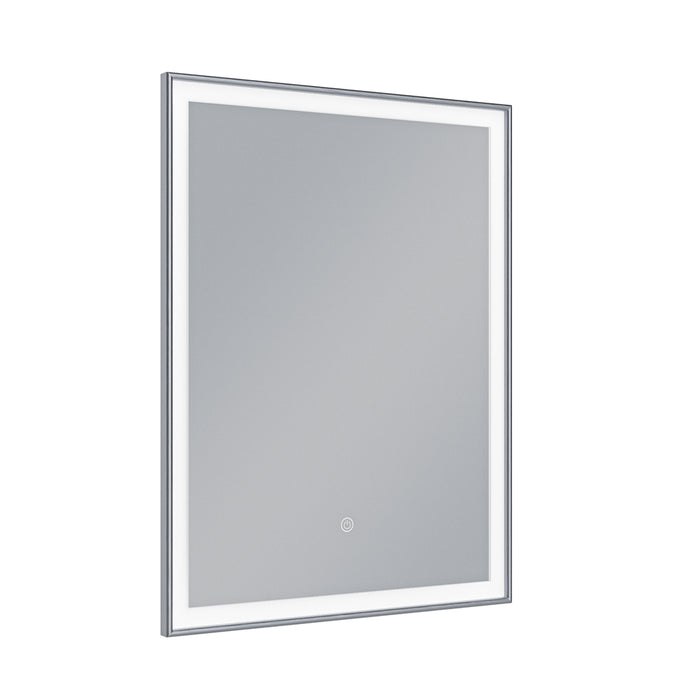 ESPEJO LED VERTICAL 60 X 80 CM MARCO GRIS LUZ 3 TONOS