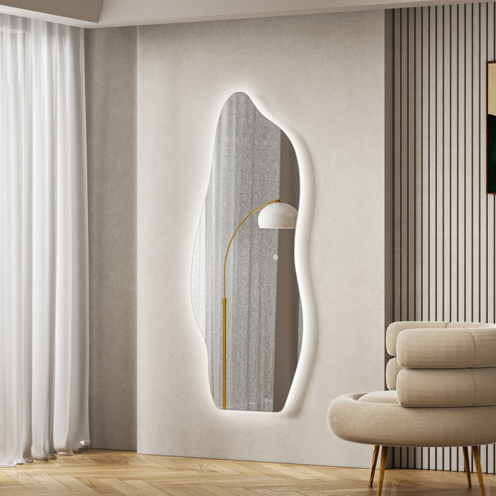 ESPEJO LED CUERPO ENTERO 60 X 150 CM LUZ 3 TONOS