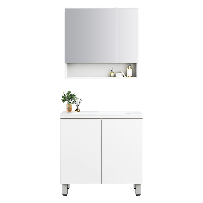 MUEBLE DE BAÑO CON ESPEJO LED 80 CM