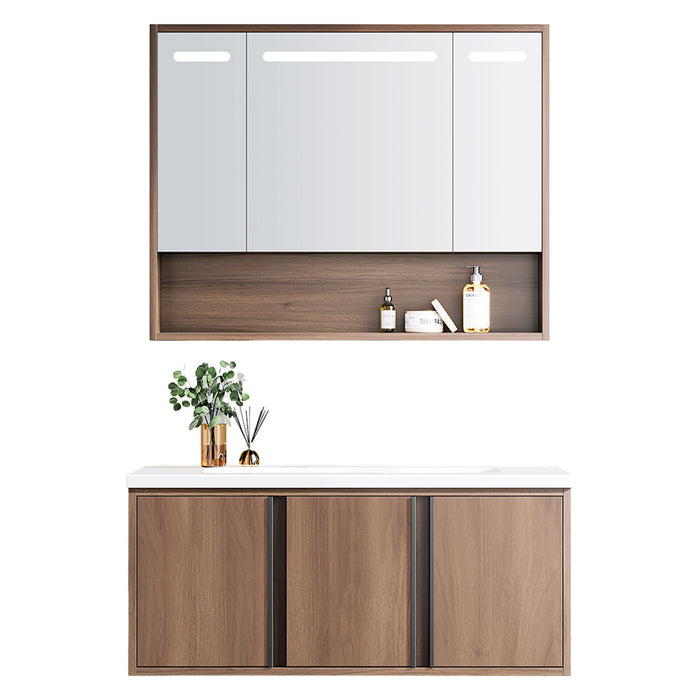 MUEBLE DE BAÑO CON ESPEJO LED 100 CM