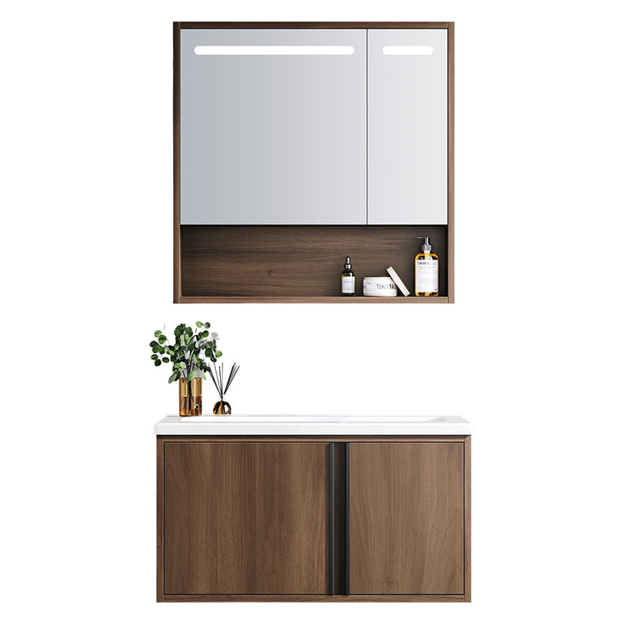 MUEBLE DE BAÑO CON ESPEJO LED 80 CM