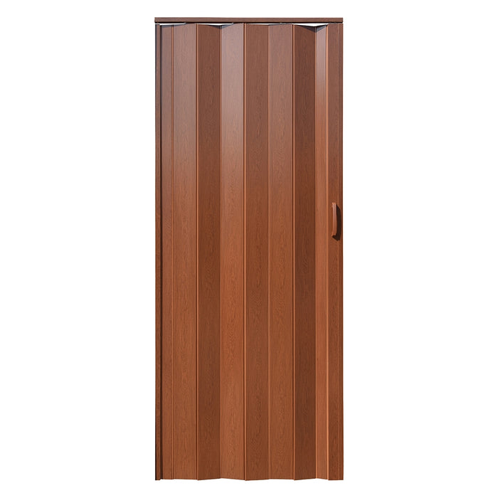 PUERTA PLEGABLE DE PVC ACCORDION NUEZ 112 CM