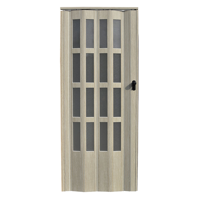 PUERTA PLEGABLE DE PVC VERA ROBLE BLANQUEADO 115 CM