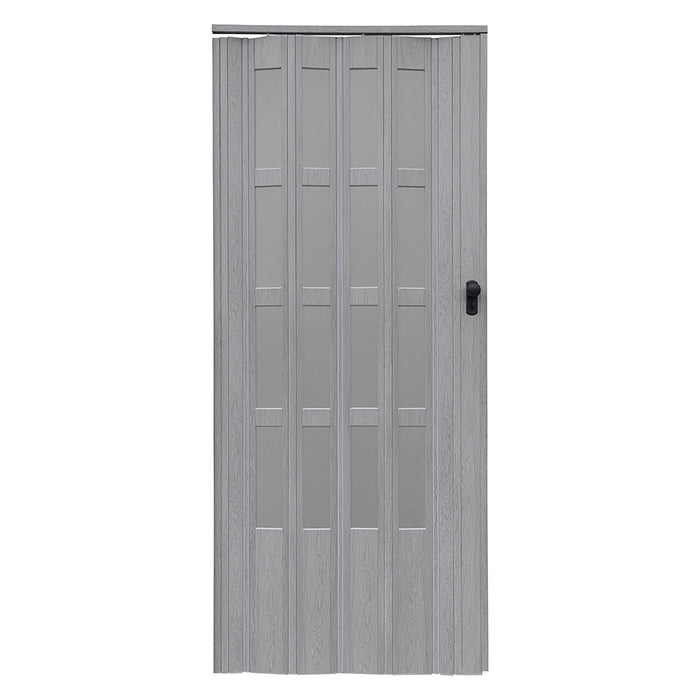 PUERTA PLEGABLE DE PVC VERA ROBLE GRIS 115 CM
