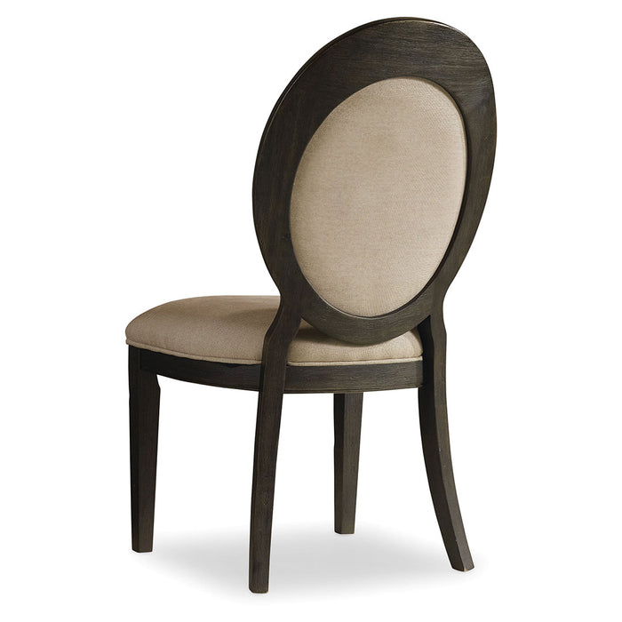 SILLA COMEDOR DARK OVAL