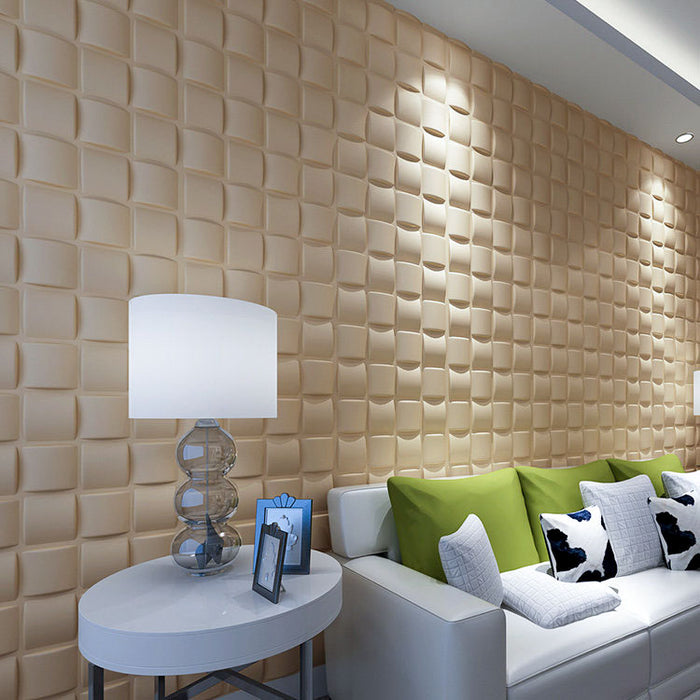 PANEL DECORATIVO 3D PVC WEAVE