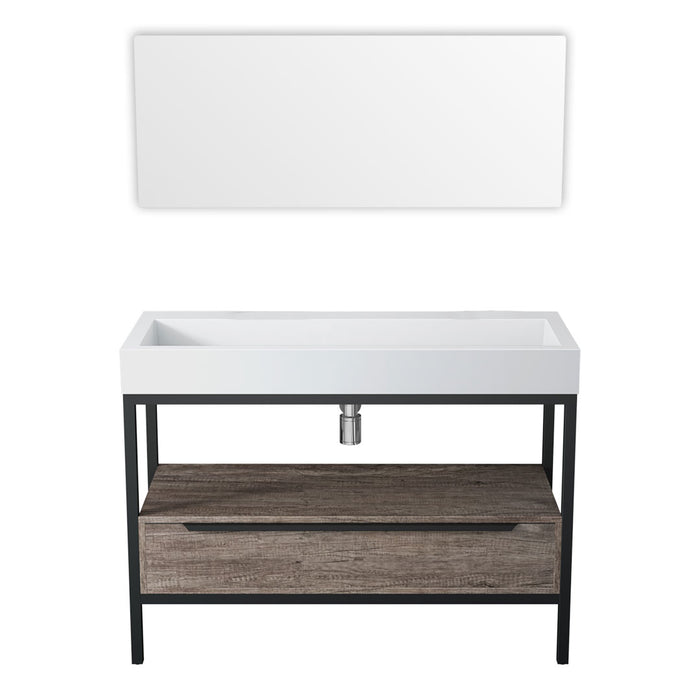 MUEBLE DE BAÑO CON ESPEJO 120 CM