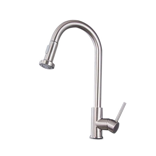 GRIFO FREGADOR BRUSHED NICKEL